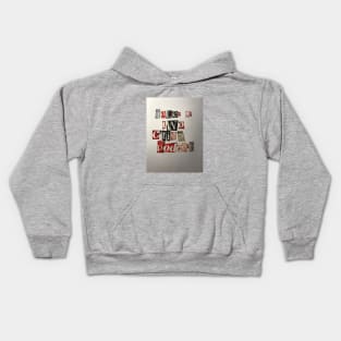 to2c ransom note Kids Hoodie